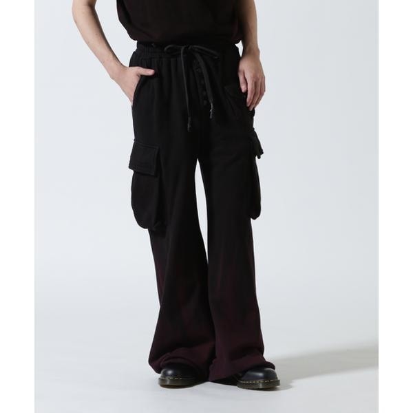 KMRii ケムリ Sweat Pants カーゴパンツ KMRii／ケムリ／White Flame Wide Sweat Pants | ロイヤルフラッシュ