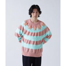 amok／アモク／STAR BORDER KNIT