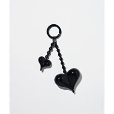 String Ting／Big Love Obsidian Shorty Bag Charm