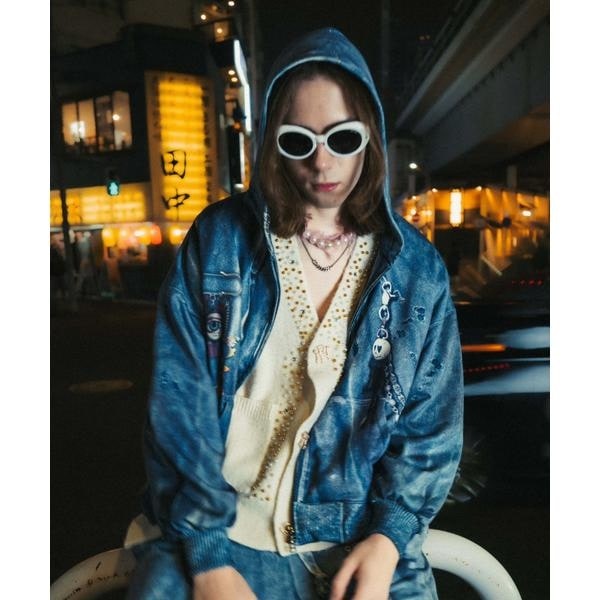 [�}���C]TALKING ABOUT THE ABSTRACTION�^EX SWEAT ACC PARKA/���C�����t���b�V���iROYAL FLASH�j �O���[