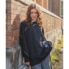 AULA AILA／アウラアイラ／別注ウェーブカラースウェット