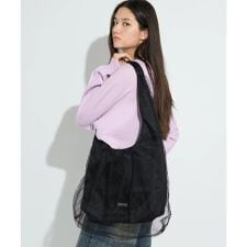 ANNA SUI NYC／アナ スイ エヌワイシー／チュールギャザーバッグ