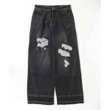 GEN_DAI／ゲンダイ／DAMEGE WIDE DENIM