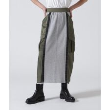 Risley／リズレー／バイカラージップスカート