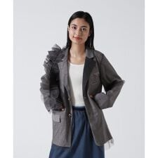 AULA AILA／アウラアイラ／REVERSIBLE SHEER JACKET