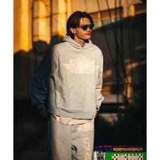 SAINT MICHAEL／セントマイケル／HOODIE／BABY MICHAEL／SKY BLUE