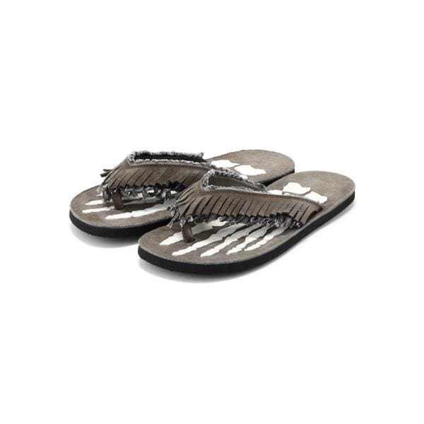[�}���C]BOWWOW�^�o�E���E�^FRINGE BONE SANDALS/���C�����t���b�V���iROYAL FLASH�j �O���[