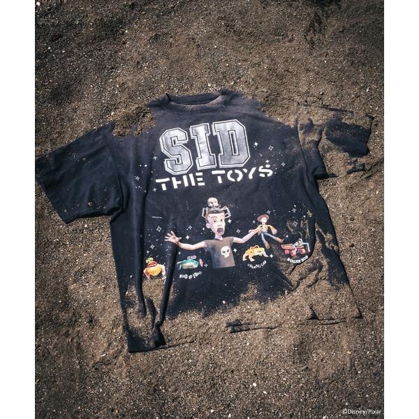 SAINT MICHAEL／セントマイケル／PIXAR_SS T-SHIRT／SID／BLACK