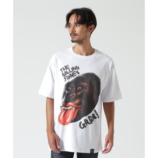 [�}���C]U�^MUSIC�^���[�~���[�W�b�N�^THE ROLLING STONES GRRR! SS TEE/���C�����t���b�V���iROYAL FLASH�j �z���C�g
