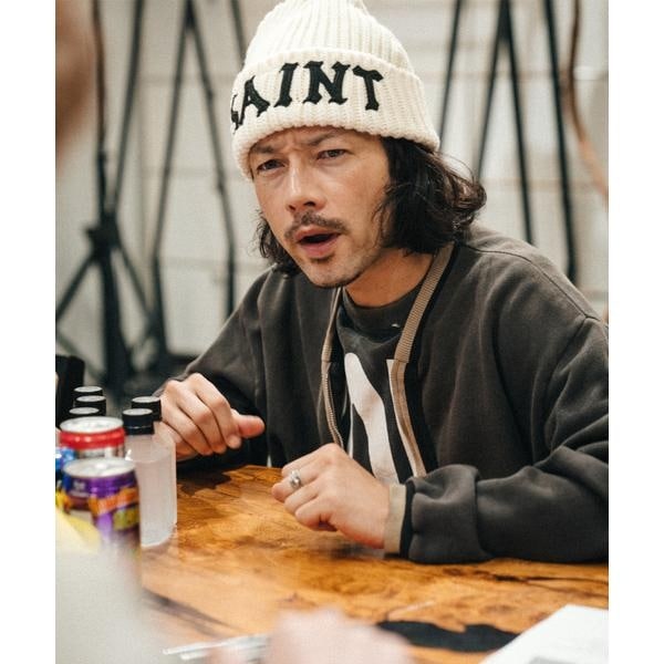 SAINT MICHAEL／セントマイケル／KNIT CAP／SAINT／WHITE | ロイヤル