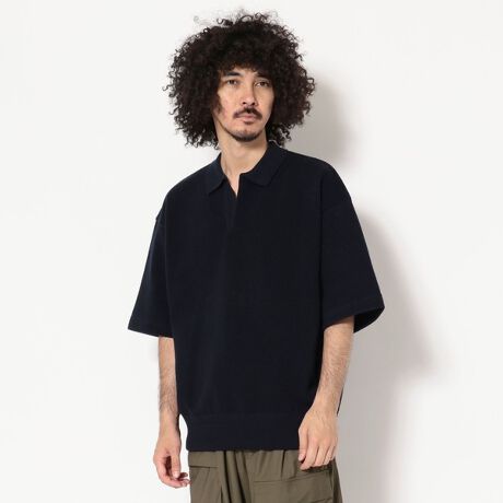 crepuscule Co Ra Moss Stitch Skipper ポロシャツ crepuscule クレプスキュール のファッション通販
