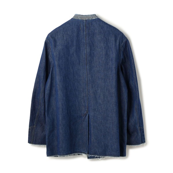 21ss Cut-Off Denim Tailored Jacket