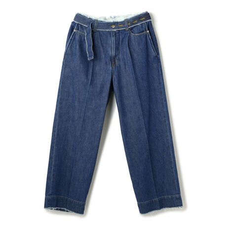 YOKE／ヨーク／CUT－OFF WIDE－LEGGED DENIM 