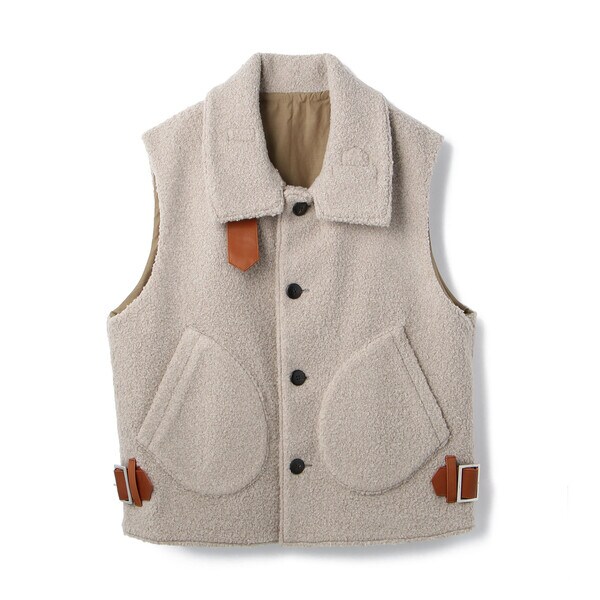 URU／ウル／WOOL BOA VEST | ガーデン(GARDEN) | マルイ 