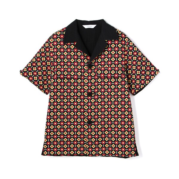 サスクワッチファブリックス　FLOWER CHECK BEACH JACKET Sasquatchfabrix．／サスクワッチファブリックス