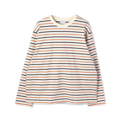 URU／ウル／COTTON BORDER - LONG SLEEVE TEE／コットンボーダーロング 