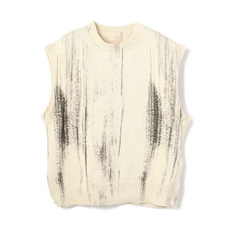 YOKE／ヨーク／Printed Cotton Crewneck Vest／YK22SS0348S | ガーデン 