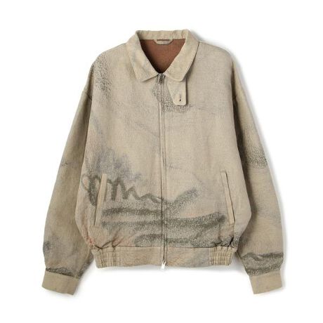 YOKE／ヨーク／Jacquard Loosed ZipBlouson／ジャガードルーズドジップ 