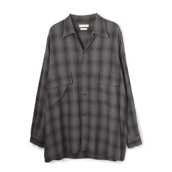 YOKE／ヨーク／OVERSIZED OPEN COLLAR SHIRTS／オーバーサイズ