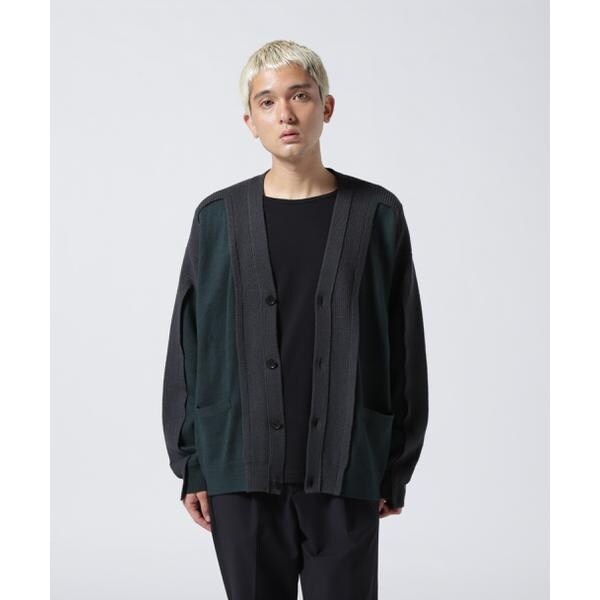 YOKE \"BROKEN CARDIGAN\" ブラウン YOKE BROKEN CARDIGAN ブラウン