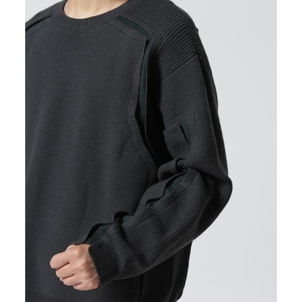 YOKE】22AW Broken Crewneck Sweater グリーン | ortigueiramais.com.br