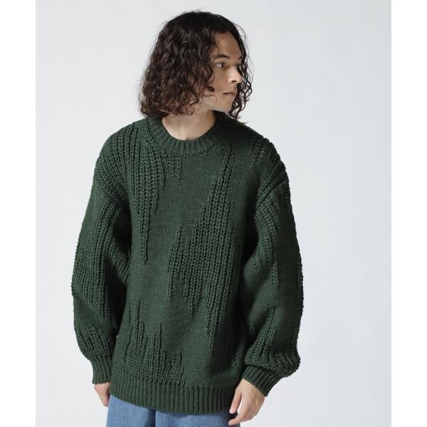 YOKE／ヨーク／Iregular Knitted Crewneck Sweater | ガーデン(GARDEN