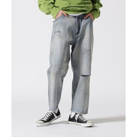 ANCELLM／アンセルム／AGING SELVEDGE TAPERED 5P DENIM PANT 