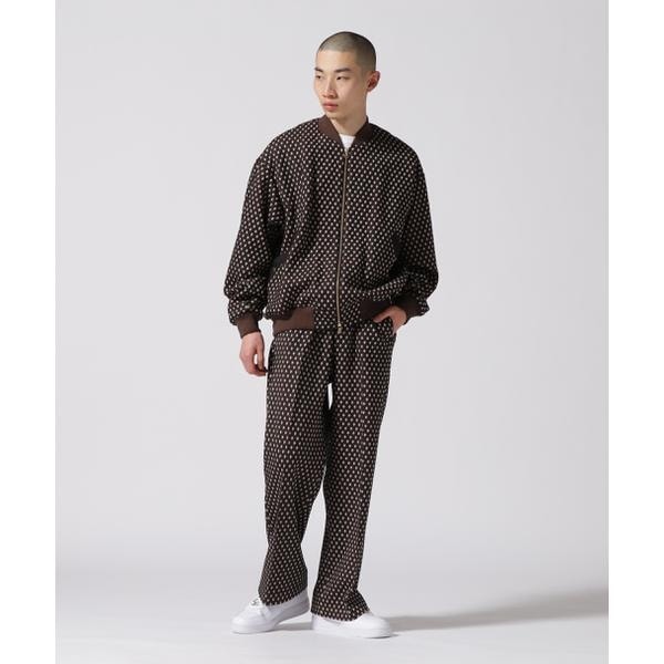 TAUPE／トープ／Diamond Pattern Bomber Jacket | ガーデン(GARDEN