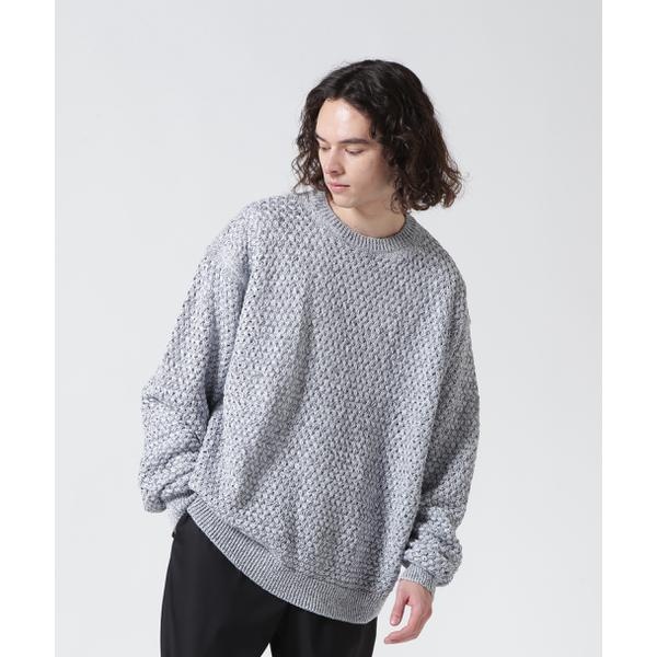 YOKE／ヨーク／MESH CREWNECK SWEATER／YK23SS0497S | ガーデン(GARDEN