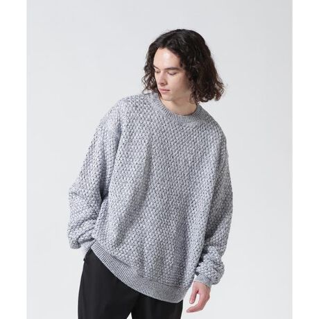 YOKE／ヨーク／MESH CREWNECK SWEATER／YK23SS0497S | ガーデン(GARDEN 