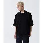 FUMITO GANRYU／フミト ガンリュウ／Large polo shirt／ラージ 