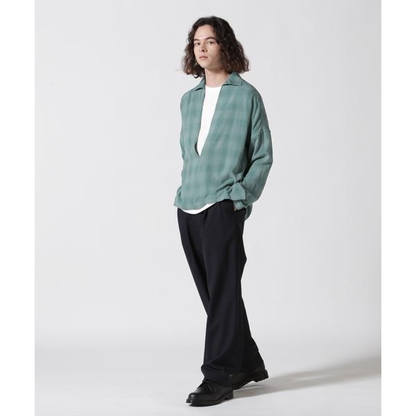 ANCELLM／アンセルム／OMBRE CHECK PULLOVER SHIRT | ガーデン(GARDEN