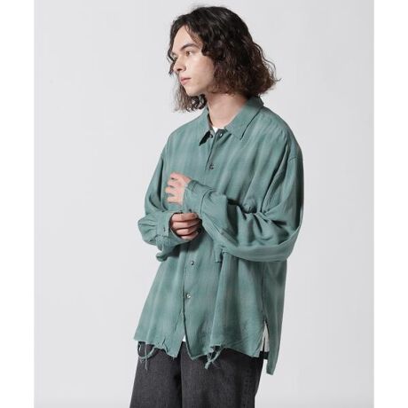 ANCELLM／アンセルム／RAYON CHECK SHIRT | ガーデン(GARDEN) | マルイ 