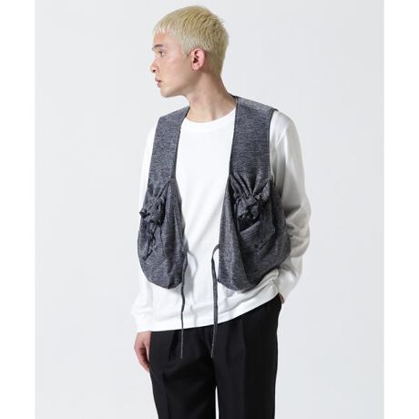 Sasquatchfabrix.／サスクワッチファブリックス／DRAWSTRING PK VEST 