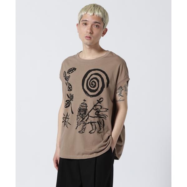 トップス Sasquatchfabrix. 23ss ETHIOPIA NOSLEEVE SASQUATCHfabrix.（サスクワァッチファブリックス）の