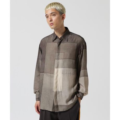 YOKE／ヨーク／Printed Regular Collar Shirt | ガーデン(GARDEN 
