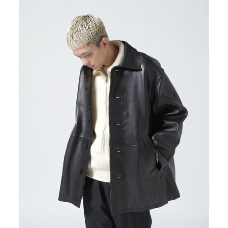 YOKE／ヨーク／Cut-Off Leather Car Coat | ガーデン(GARDEN) | マルイ 