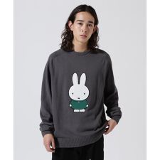 POP TRADING COMPANY／Pop&Miffy Applique Knitted Cre