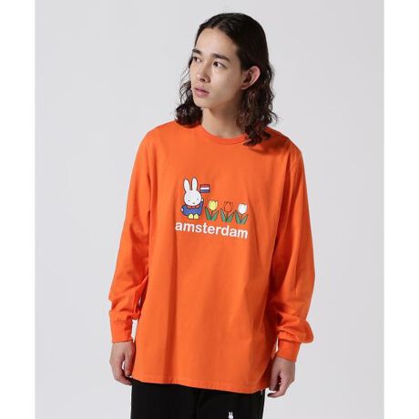 [^ԁF7883930202]POP TRADING COMPANY^|bvg[fBOJpj[^Pop & Miffy Amsterdam Longsleeve T-Shirtmiffy artwork logo printed on frontartwork by Dick Brunashoulder panelsside splits at bottom hemherringbone neck tapePOP TRADING COMPANY^|bvg[fBOJpj[I_AXe_x[XƂXP[gJpj[B̃XP[^[uh̃fBXgr[V𖱂߂ȂAXP[g̉fAIWiN[WO̐ϋɓIɍsĂ܂B