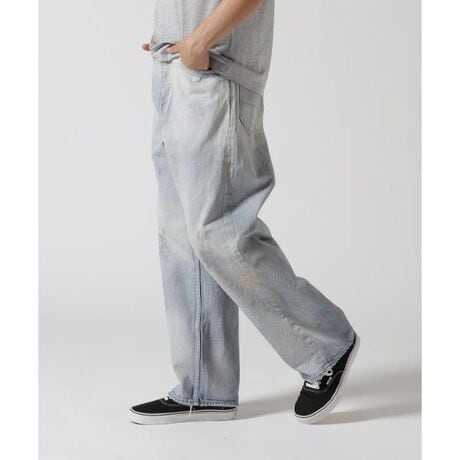 アンセルム SELVEDGE DENIM STRAIGHT 5P PANTS