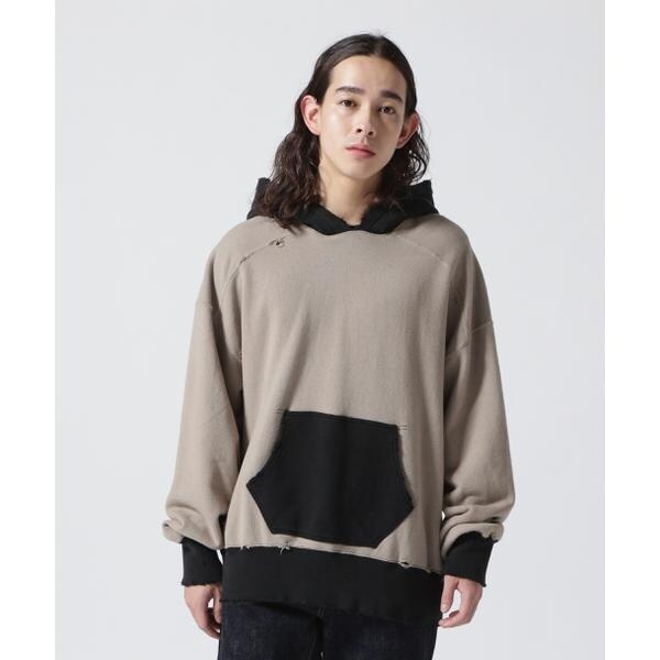 ANCELLM アンセルム 2トーンパーカー ANCELLM/アンセルム/2TONE AGING HOODIE | GARDEN（ガーデン
