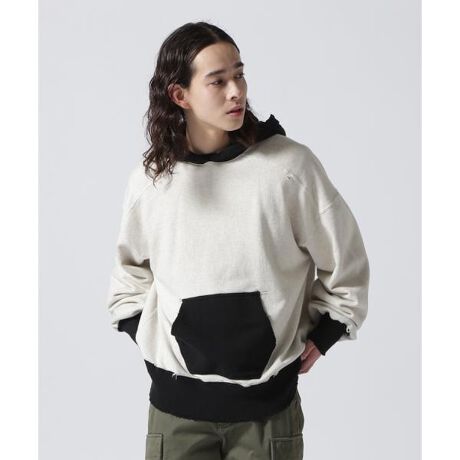 ANCELLM／アンセルム／2TONE AGING HOODIE | ガーデン(GARDEN  