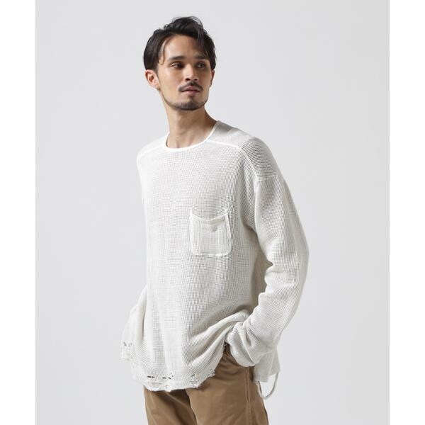 ANCELLM／アンセルム／DYED MESH LS T-SHIRT | ガーデン(GARDEN