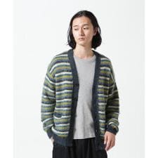YOKE／ヨーク／MOHAIR BORDER CARDIGAN