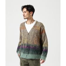 YOKE／ヨーク／KID MOHAIR WOOL BRUSHED TREE JAQUARD CARD