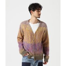 YOKE/ヨーク/KID MOHAIR WOOL BRUSHED TREE JAQUARD CARD