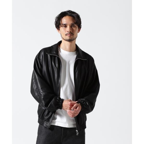 ジャケット・アウター YOKE SHEEP SUEDELEATHER TRAININGJACKET 1 YOKE／ヨーク／SHEEP SUEDE NAPPALAN LEATHER TRAINING JAC