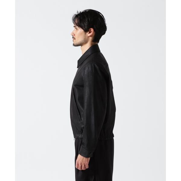 Yoke Goat Suade Nappalan Leather 【26ss】 YOKE／ヨーク／GOAT SUEDE NAPPALAN LEATHER ZIP BLOUSON | ガーデン