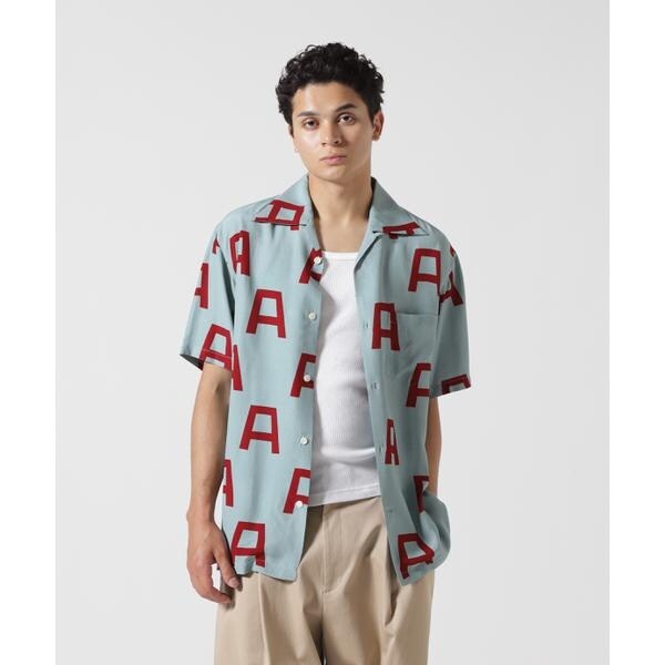 サスクワッチファブリックス　FLOWER CHECK BEACH JACKET SASQUATCHfabrix.（サスクワァッチファブリックス）の