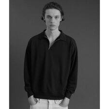 FOUNDOUR／ファウンダ／HALF ZIP LONG SLEEVE SHIRT